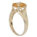 9ct Yellow Gold Citrine Single Stone Ring