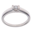 18ct White Gold 0.33ct Brilliant Cut Diamond Solitaire Ring