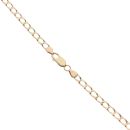 9ct Yellow Gold Square Curb Chain 22"