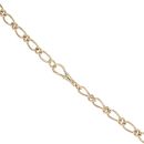 9ct Yellow Gold Fancy T-Bar Chain 20"