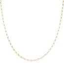 9ct Yellow Gold Plain Belcher Chain 22"