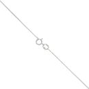 18ct White Gold 0.25ct Brilliant Cut Diamond Solitaire Pendant And Chain 18"