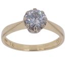 18ct Yellow Gold 0.50ct Brilliant Cut Diamond Solitaire Ring