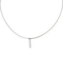 18ct White Gold 1.20ct Brilliant Cut Diamond Pendant and Chain 16"