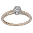 9ct Yellow Gold 0.20ct Brilliant Cut Diamond Solitaire Ring