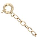 14ct Yellow Gold Star Belcher Bracelet 7.5"