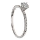 18ct White Gold Brilliant Cut 0.50ct Diamond Solitaire Ring