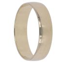 9ct Yellow Gold Plain Wedding Band 5mm