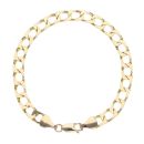 9ct Yellow Gold Curb Bracelet 8.5"
