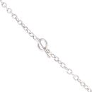 9ct White Gold Belcher Chain 18"