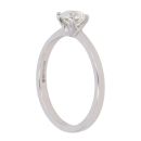 18ct White Gold 0.63ct Brilliant Cut Diamond Solitaire Ring