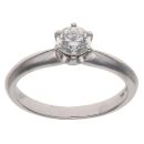 18ct White Gold 0.45ct Brilliant Cut Diamond Solitaire Ring