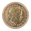 2000 Elizabeth II Fourth Portrait UK Half Sovereign Coin