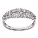 18ct White Gold 0.94ct Brilliant Cut Diamond Fancy Ring