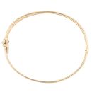 9ct Yellow Gold Greek Key Hinged Bangle
