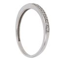 9ct White Gold 0.04ct Brilliant Cut Diamond Eternity Ring