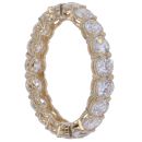 14ct Yellow Gold Cubic Zirconia Full Eternity Ring