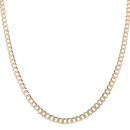 9ct Yellow Gold Diamond Cut Curb Chain 20"