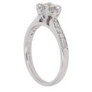 Platinum 0.40ct Brilliant Cut Diamond Cluster Ring