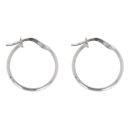 Silver Plain Hoop Earrings