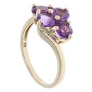 9ct Yellow Gold Amethyst Ring