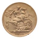 1925 George V Large Head UK Full Sovereign Coin