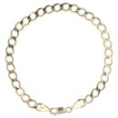 9ct Yellow Gold Curb Bracelet 8"