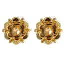 22ct Yellow Gold Floral Stud Earrings