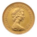 1982 Elizabeth II Decimal Portrait UK Half Sovereign Coin