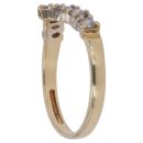 18ct Yellow Gold 0.50ct Brilliant Cut Diamond Wishbone Ring