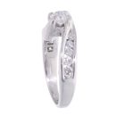 14ct White Gold 1.00ct Diamond Solitaire Twist Ring
