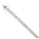 18ct White Gold 4.00ct Diamond Bracelet 7"