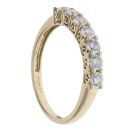 14ct Yellow Gold Cubic Zirconia Eternity Ring