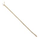 14ct Yellow Gold 0.80ct Brilliant Cut Diamond Bracelet 7"
