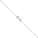 9ct White Gold 0.30ct Brilliant Cut Diamond Cluster Pendant And Chain 20"