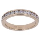 9ct Yellow Gold 0.75ct Brilliant Cut Diamond Eternity Ring