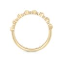 Silver 18ct Yellow Gold Plated 0.33ct Lab Grown Diamond Eternity Ring