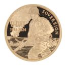 2024 Charles III The 80th Anniversary Of D-Day Ascension Island  Full Sovereign Coin