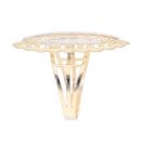 14ct Yellow And White Gold Fancy Oval Ring