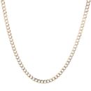 9ct Yellow Gold Patterned Curb Chain 20"