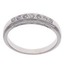 9ct White Gold 0.15ct Brilliant Cut Diamond Eternity Ring