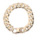 9ct Yellow Gold Curb Bracelet 8.5"
