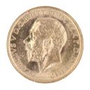 1911 George V Large Head UK Full Sovereign Coin