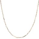 9ct Yellow Gold Fancy Twist Bar Chain 30"