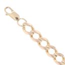 9ct Yellow Gold Curb Bracelet 10"
