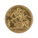 1910 Edward VII Large Head UK Full Sovereign Coin