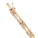 18ct Yellow and White Gold Fancy Bracelet 7.5"