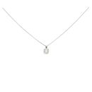 Platinum 1.30ct Diamond Solitaire Pendant And Chain 18"