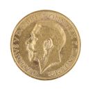 1913 George V Large Head UK Full Sovereign Coin