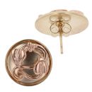 9ct Yellow And Rose Gold Tree Of Life Clogau Stud Earrings